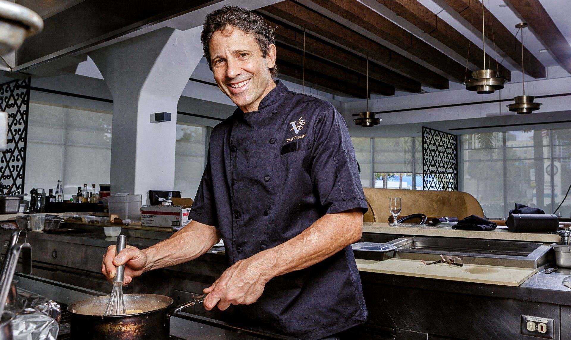 Picture of Chef Giovanni Rocchio of Valentino Cucina Italiana in Fort Lauderdale, Florida.