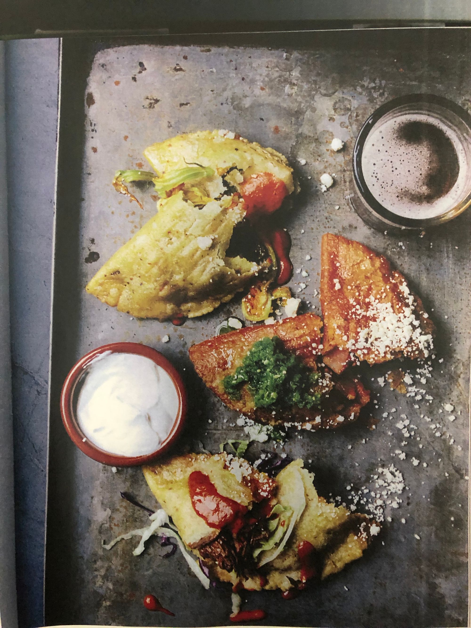 Picture of Fried Empanadas with squash blossoms