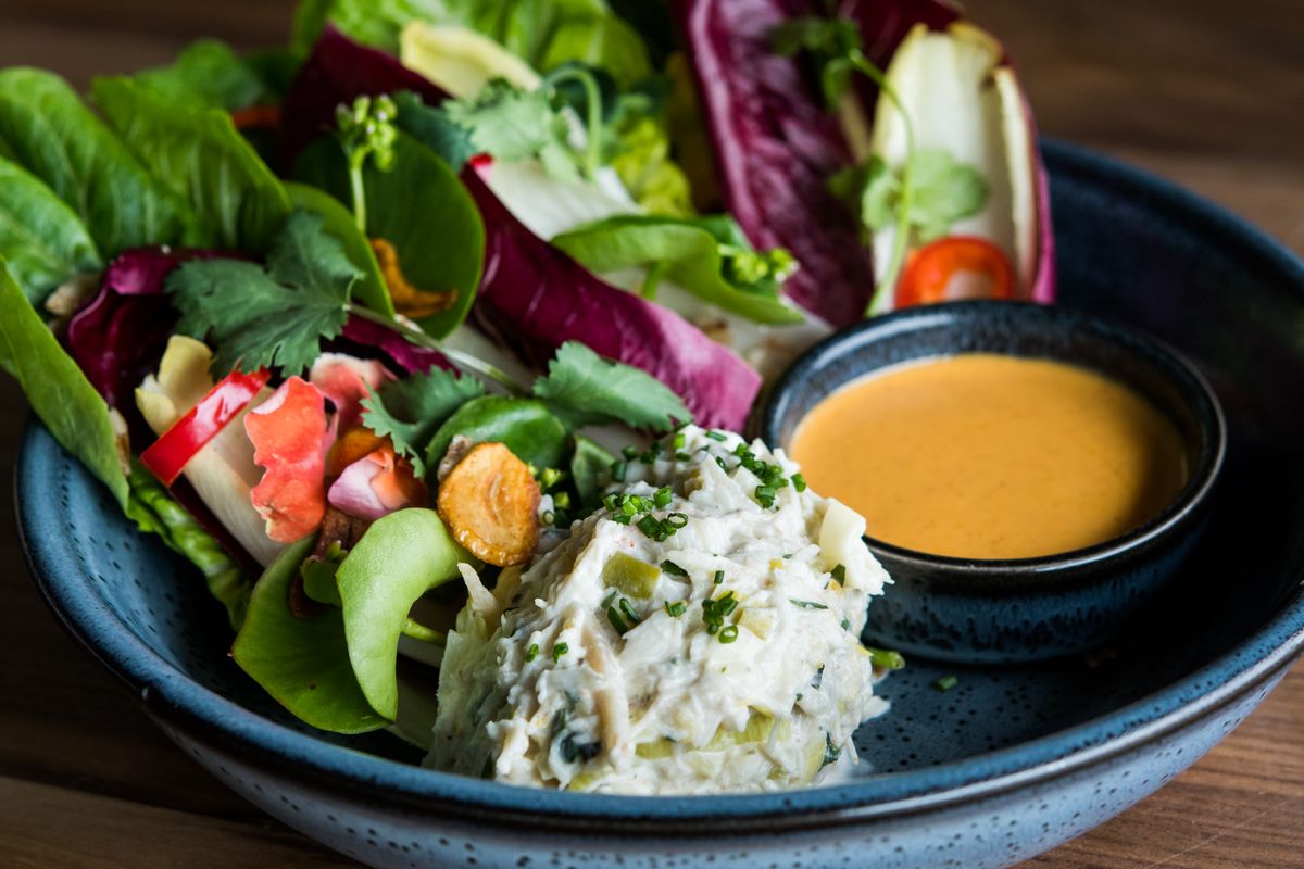 Dungeness Crab Lettuce Wraps. A Taste Of Aerlume With Chef Maggie Trujillo.