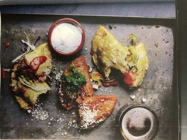 Empanadas De Flor De Calabaza. A Taste Of Nopalito With Chef Gonzalo Guzman.