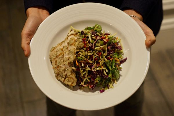 Chop Chop Salad. A Taste of Winthorpe & Valentine With Chef Mary Lochary.